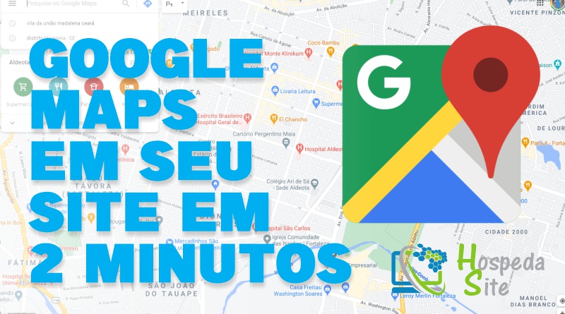 Google Maps em seu Site em apenas 2 Minutos